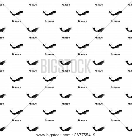 Mosasaurus Pattern Seamless Repeat Geometric For Any Web Design
