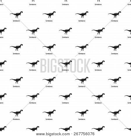Carnotaurus Pattern Seamless Repeat Geometric For Any Web Design