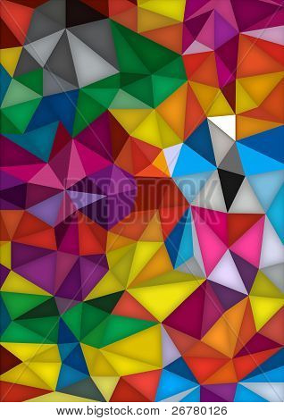 Colorful Crystal Background