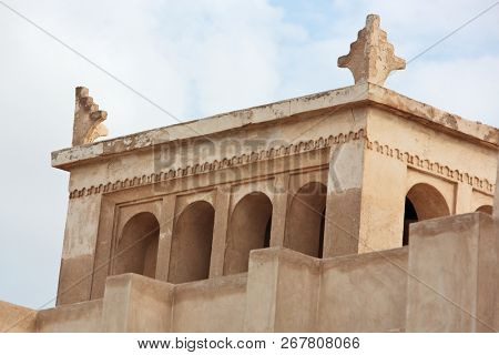 Wall decoration and design at Shaikh Isa bin Ali House in Al Muharraq Bahrain 
