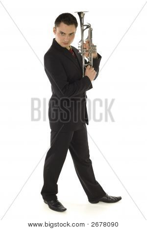 Člověk s trumpetou
