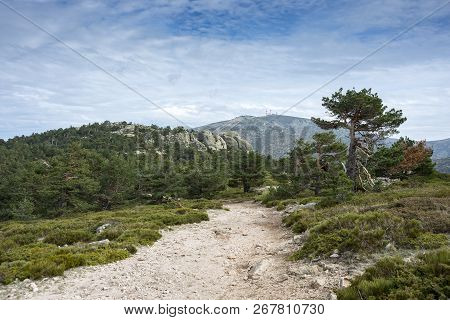 Views Of Navacerrada Ski Resort From Siete Picos (seven Peaks) Range, In Guadarrama Mountains Nation