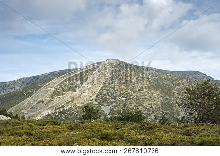 Views Of Navacerrada Ski Resort From Siete Picos (seven Peaks) Range, In Guadarrama Mountains Nation