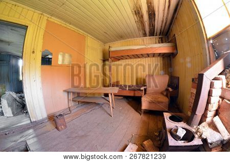 Abandoned wooden building in Norway