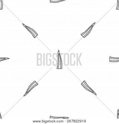 Aloe Part Pattern Seamless Vector Repeat Geometric For Any Web Design