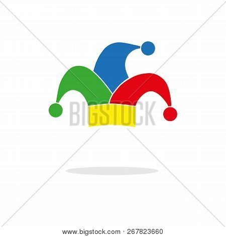 Jester's Hat. Eps 10 Vector, Grouped For Easy Editing. No Open Shapes Or Paths.