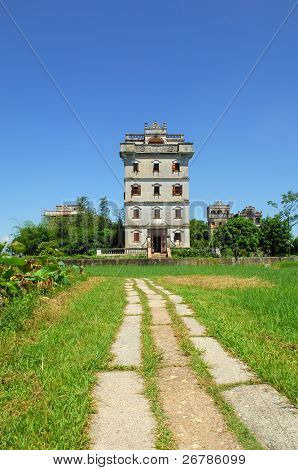 Le antiche architetture di KaiPing in Cina.