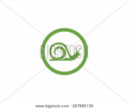 Snail Logo Vector Symbol