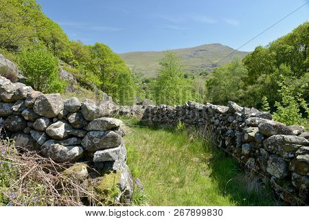 Path In The Duddon Valley Or Dunnerdale, In The English Lake District