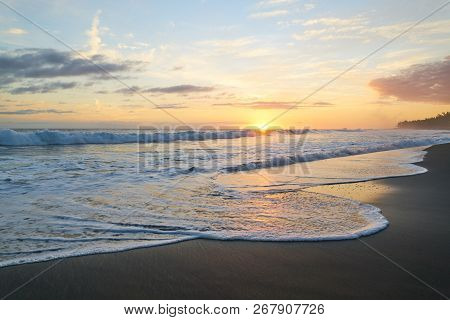 Sunset Etang Sale Reunion Island