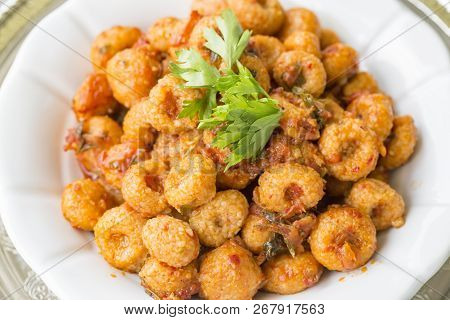 Traditional Delicious Turkish Foods; Bulgur Garlic Kofte (sarimsakli Kofte)