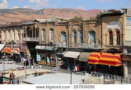 Tabriz, Iran-september 27,2018: View Of The Tabriz Grand Bazaar In The Old Part Of The City, Tabriz,