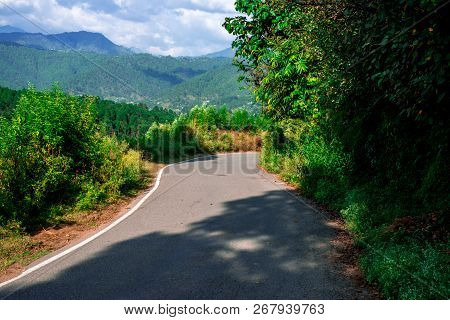 Empty Road In Himalayas - Bageshwar, Uttarakhand, India