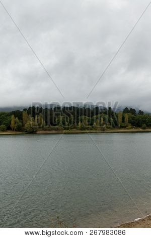 The Reservoir Of Ullibarri-gamboa In Álava, Basque Country