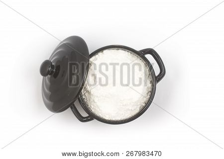Polvilho Azedo In A Bowl. A Kind Of Cassava Flour