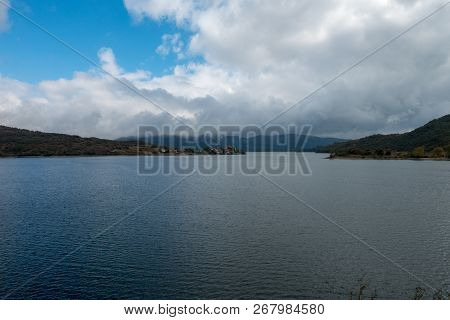 The Reservoir Of Ullibarri-gamboa In Álava, Basque Country