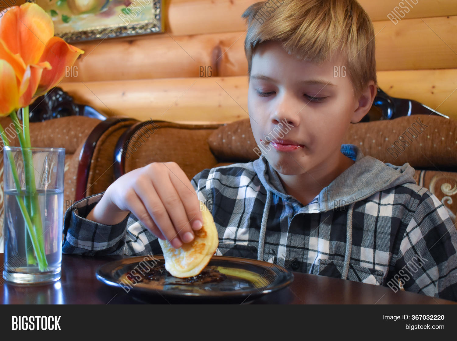 Boy Eating Delicious Image & Photo (Free Trial) Bigstock