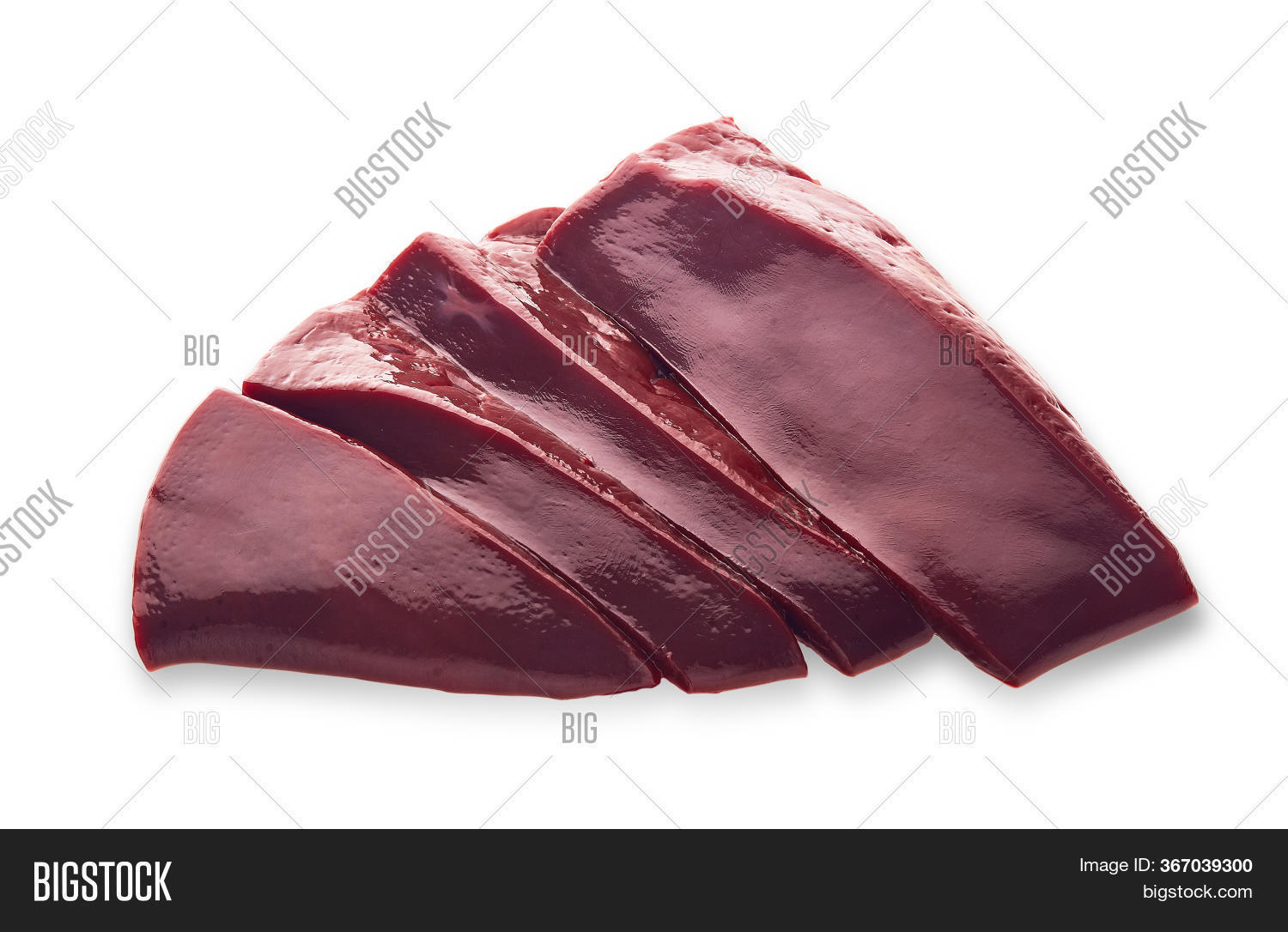 Raw Slices Beef Livers Image & Photo (Free Trial) Bigstock