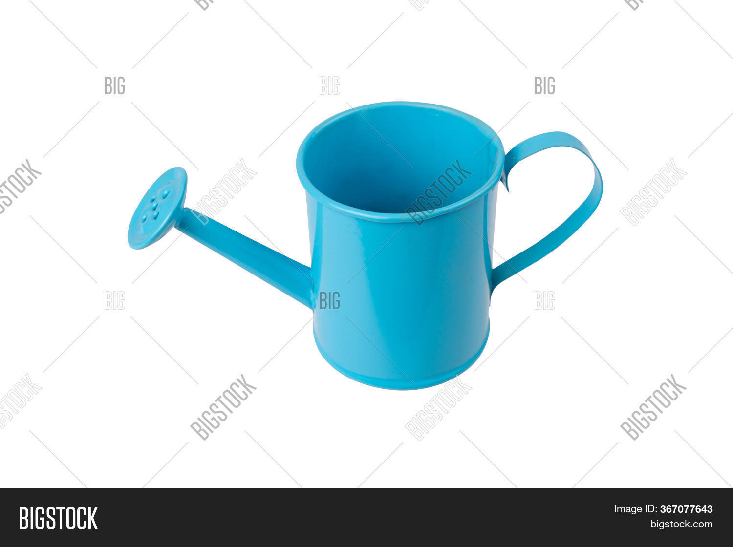 Blue Watering Can Image & Photo (Free Trial) Bigstock