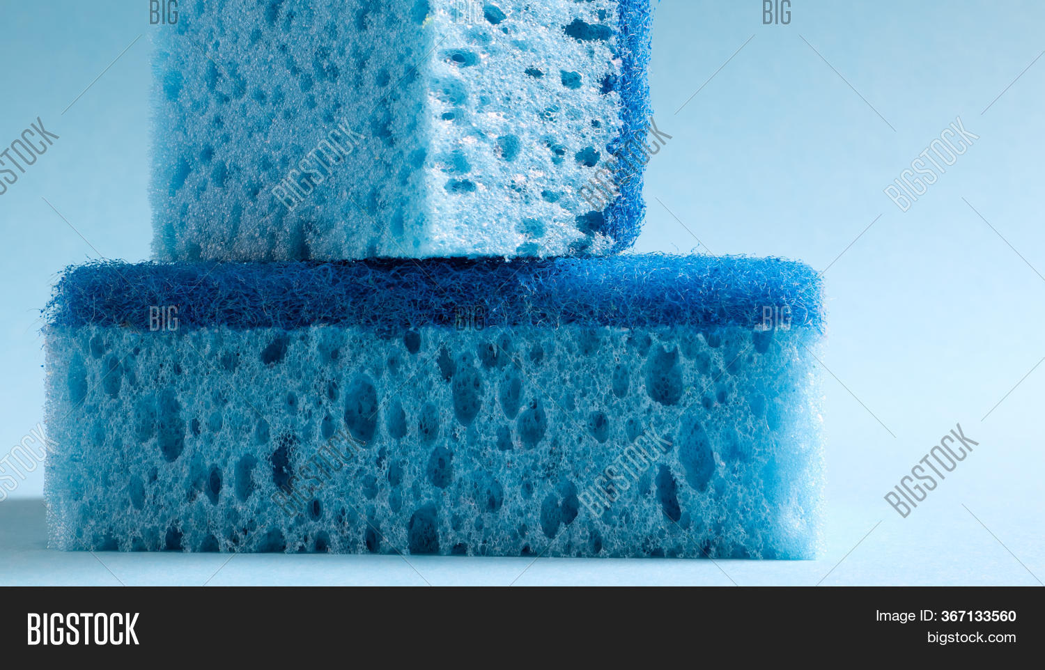Two Blue Sponges Used Image & Photo (Free Trial) Bigstock