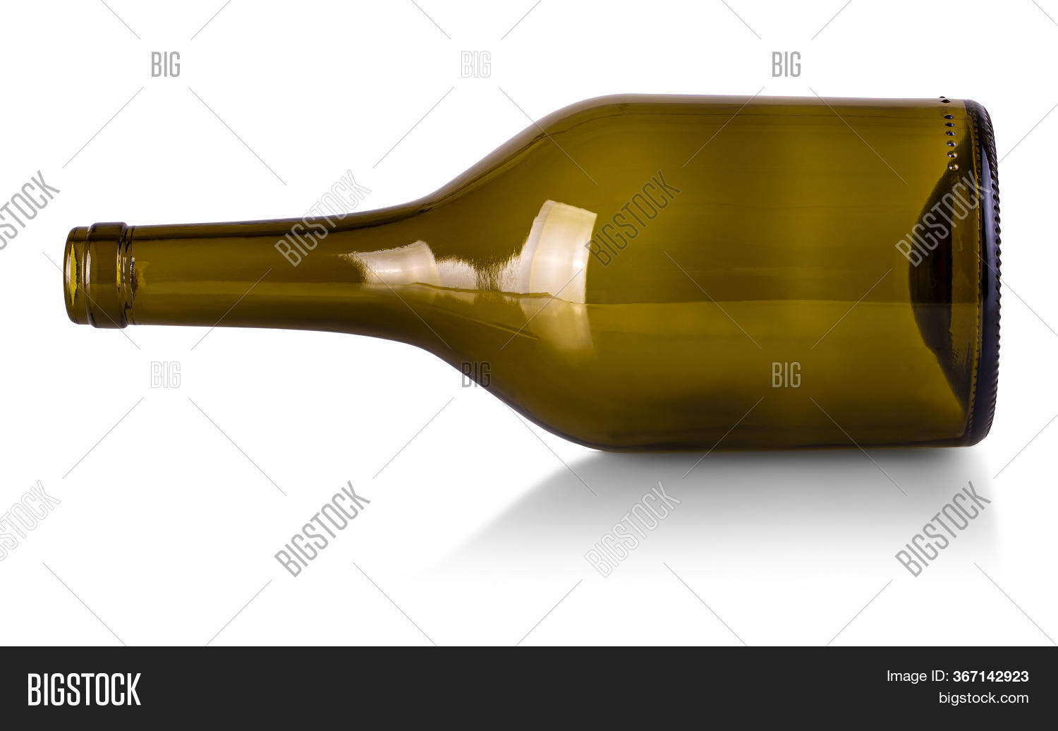 Empty Bottle Wine Image & Photo (Free Trial) Bigstock