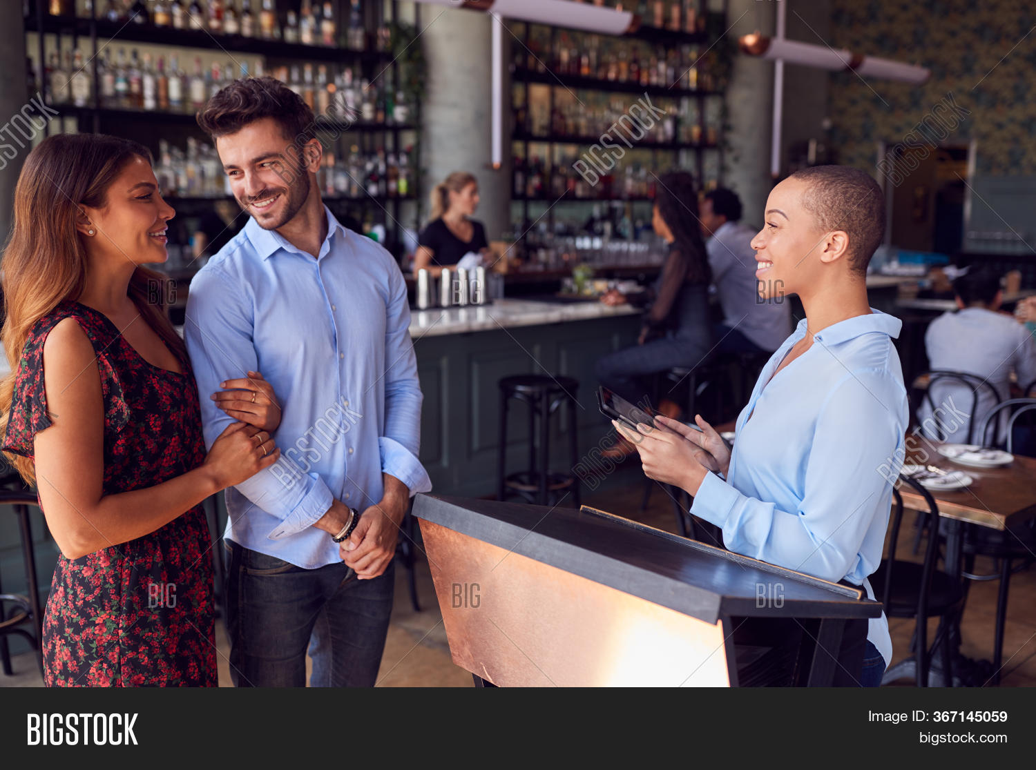 Couple Being Greeted Image Photo (Free Trial) Bigstock