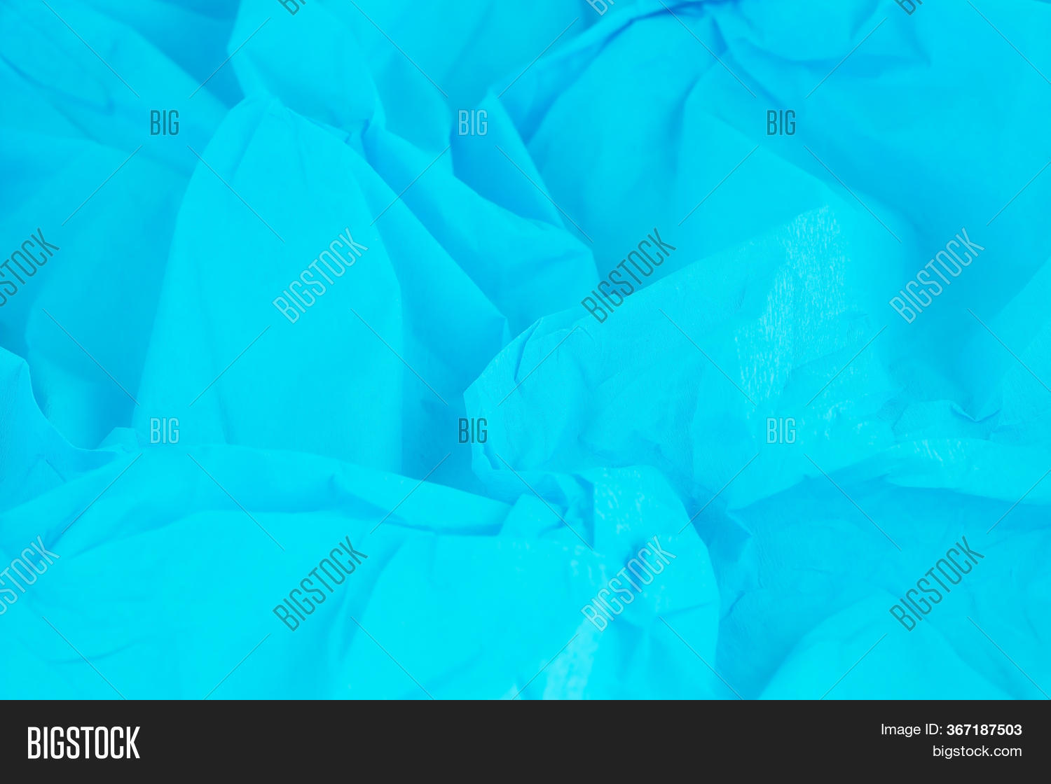 Crumpled Blue Crepe Image & Photo (Free Trial) Bigstock