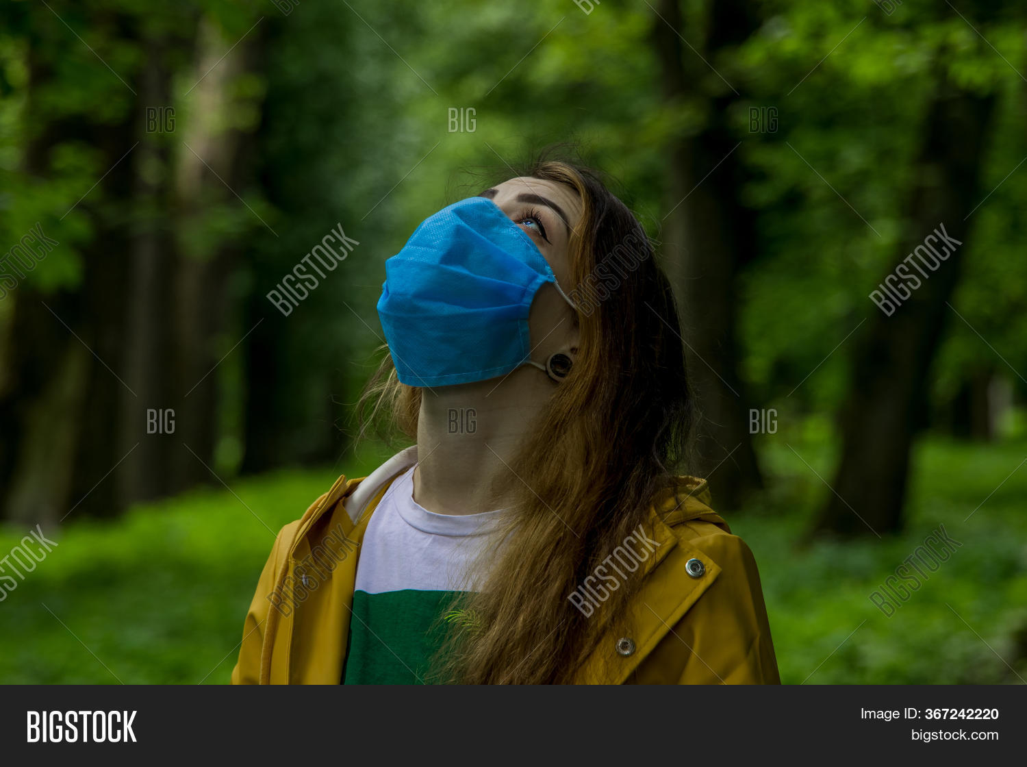 Young Woman Face Mask Image & Photo (Free Trial) Bigstock