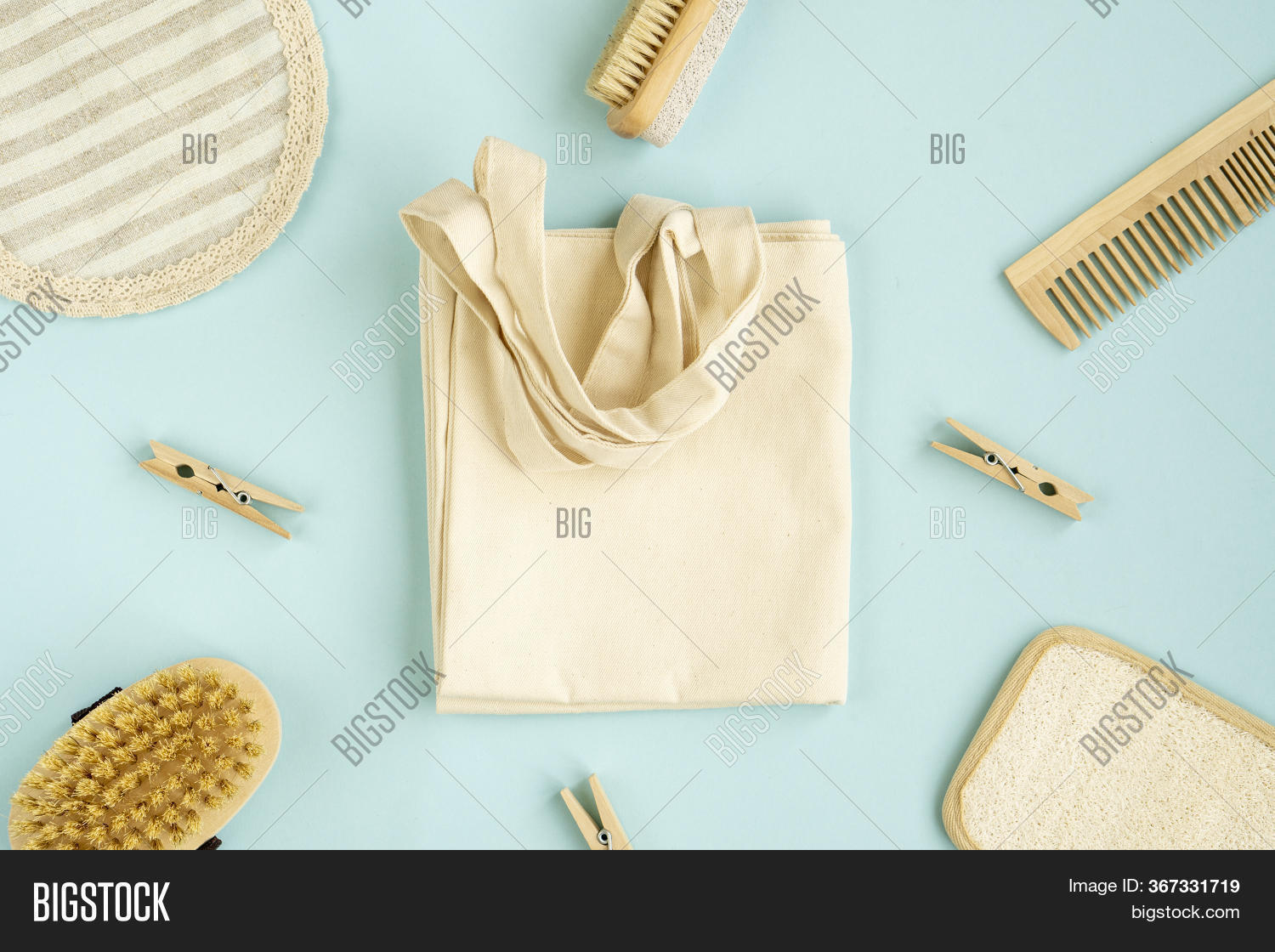 Zero Waste Cotton Bag Image & Photo (Free Trial) Bigstock