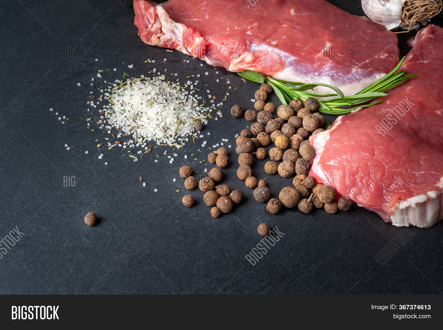 Raw Meat Pepper. Close Image & Photo (Free Trial) Bigstock
