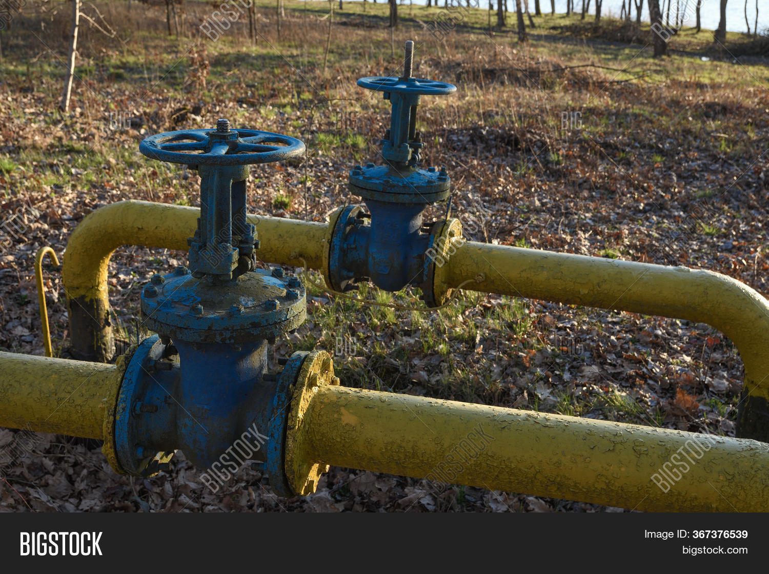 Old Gas Pipes Large Image & Photo (Free Trial) Bigstock