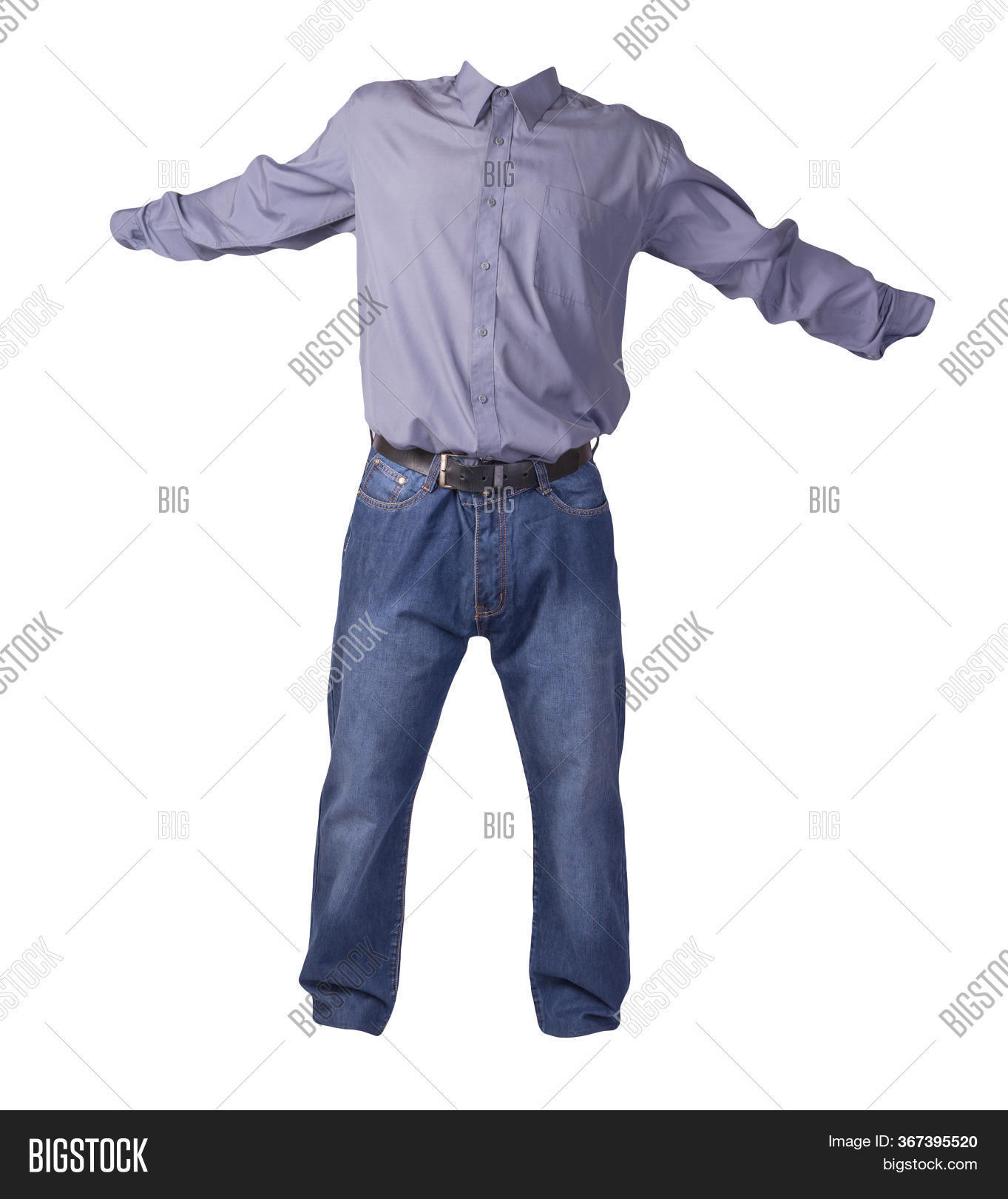 white jeans purple shirt