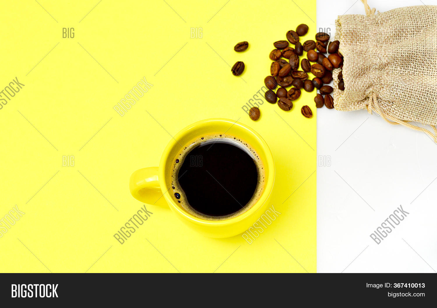 Yellow Cup Coffee On Image & Photo (Free Trial) Bigstock