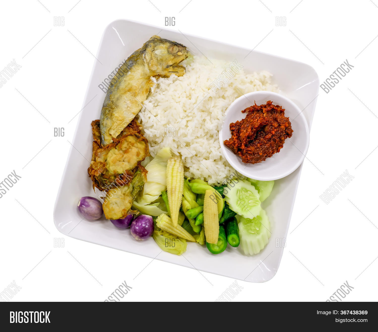 Rice Mackerel Thai Image & Photo (Free Trial) Bigstock