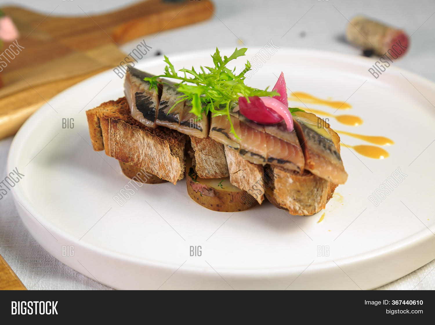 Herring Sandwich Toast Image & Photo (Free Trial) Bigstock