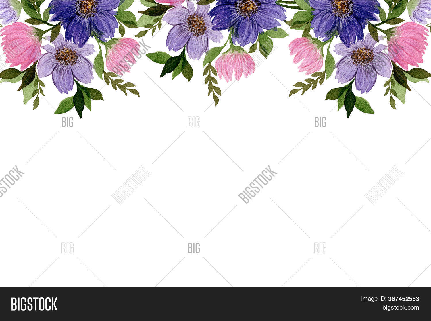 Purple Pink Floral Image & Photo (Free Trial) Bigstock