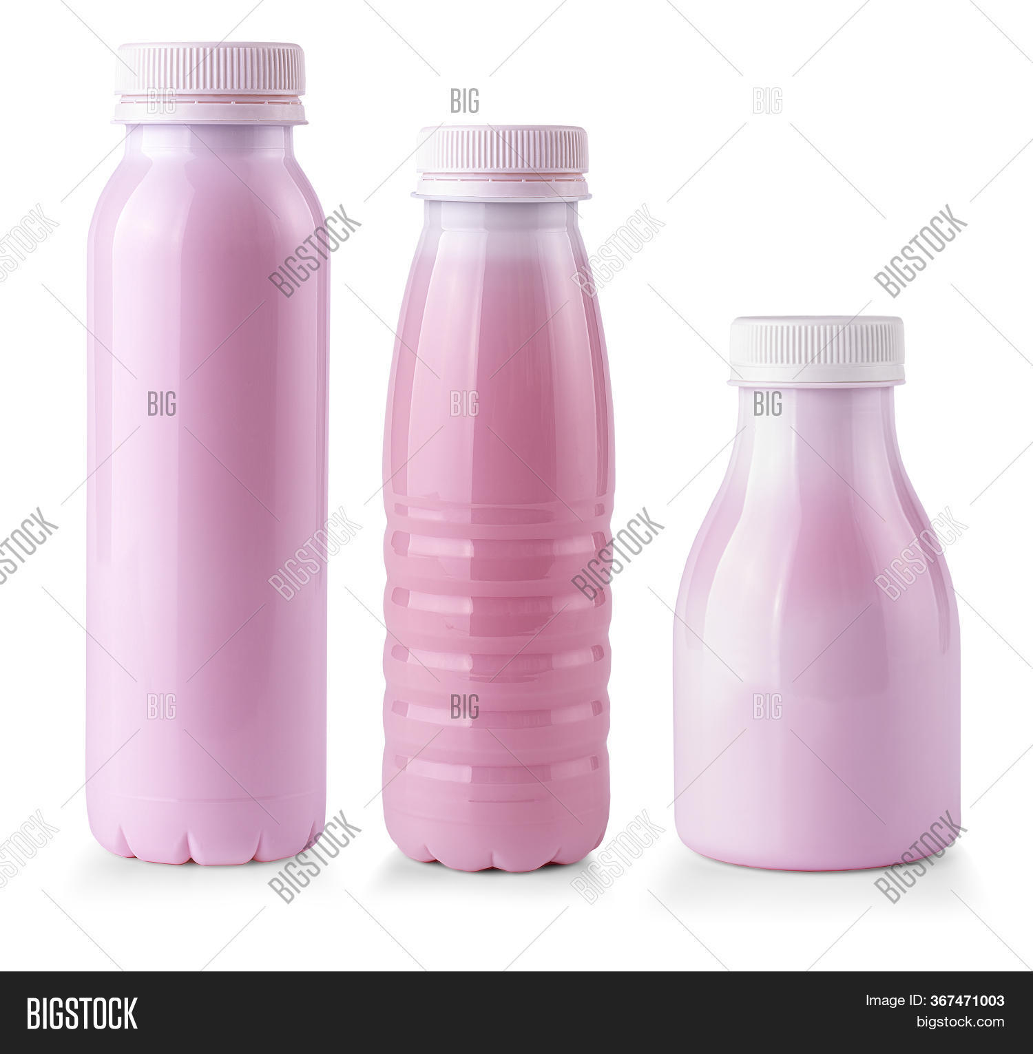 Fruit Yogurt Bottle Image & Photo (Free Trial) Bigstock