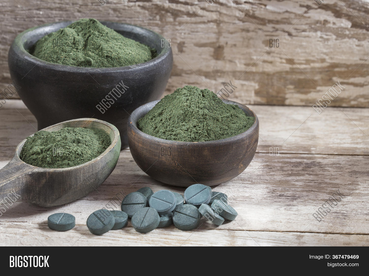 Spirulina Powder Pills Image & Photo (Free Trial) Bigstock