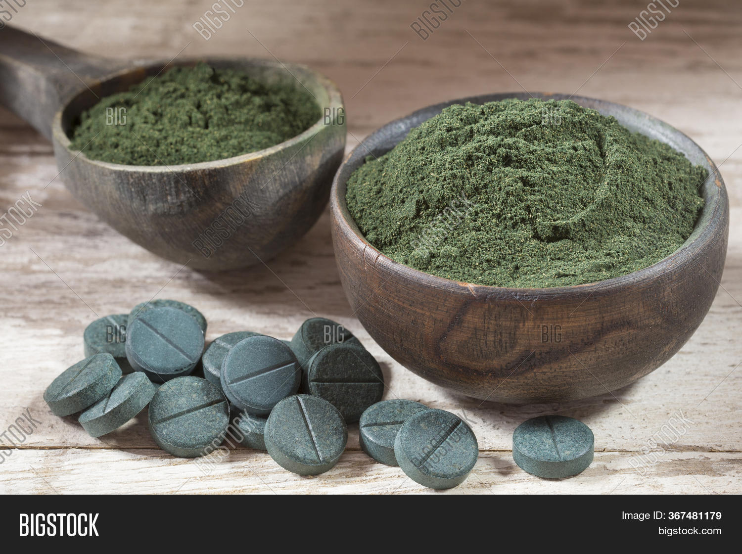 Spirulina Powder Pills Image & Photo (Free Trial) Bigstock