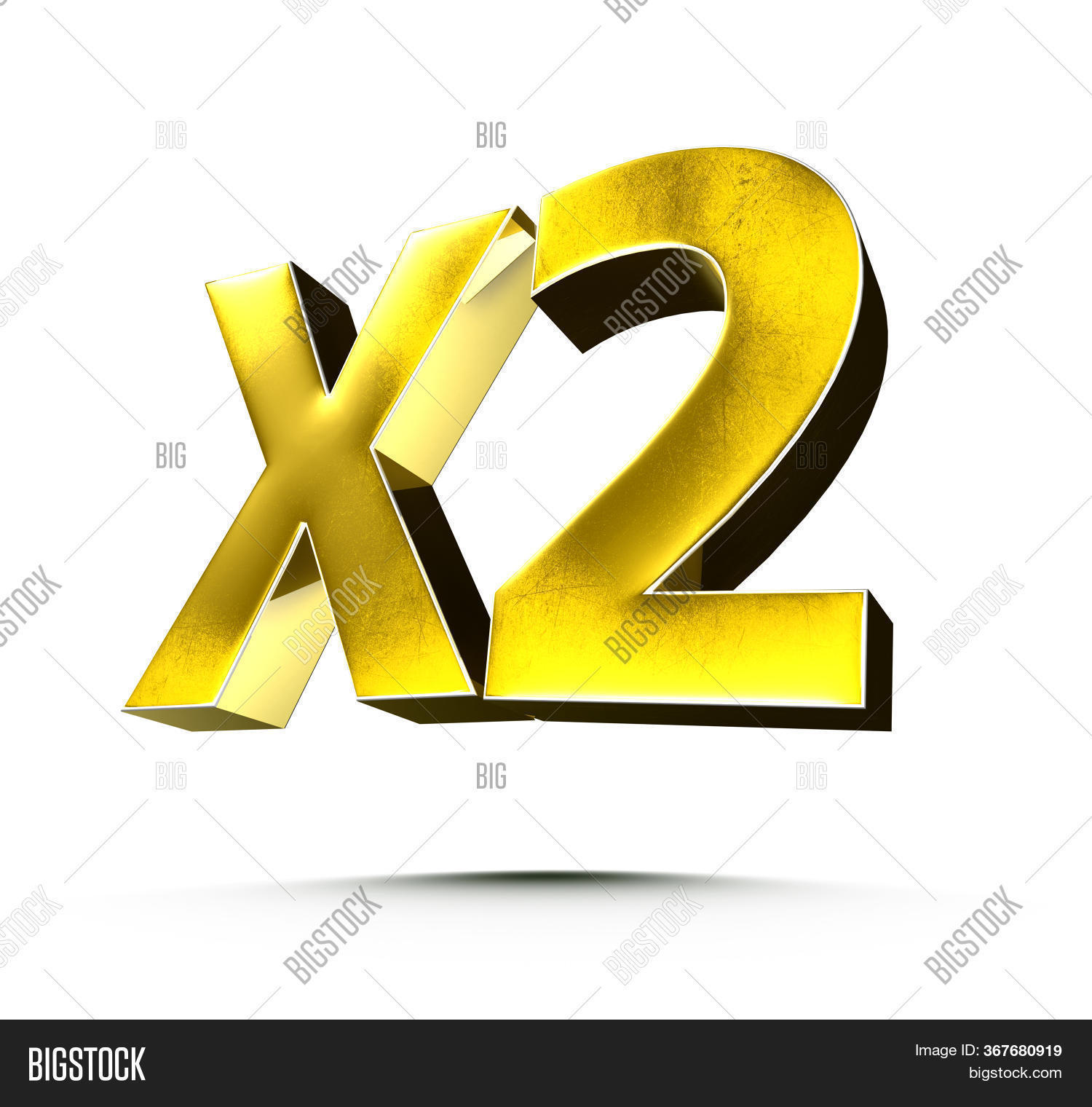 3d Illustration X2 Image & Photo (Free Trial) | Bigstock