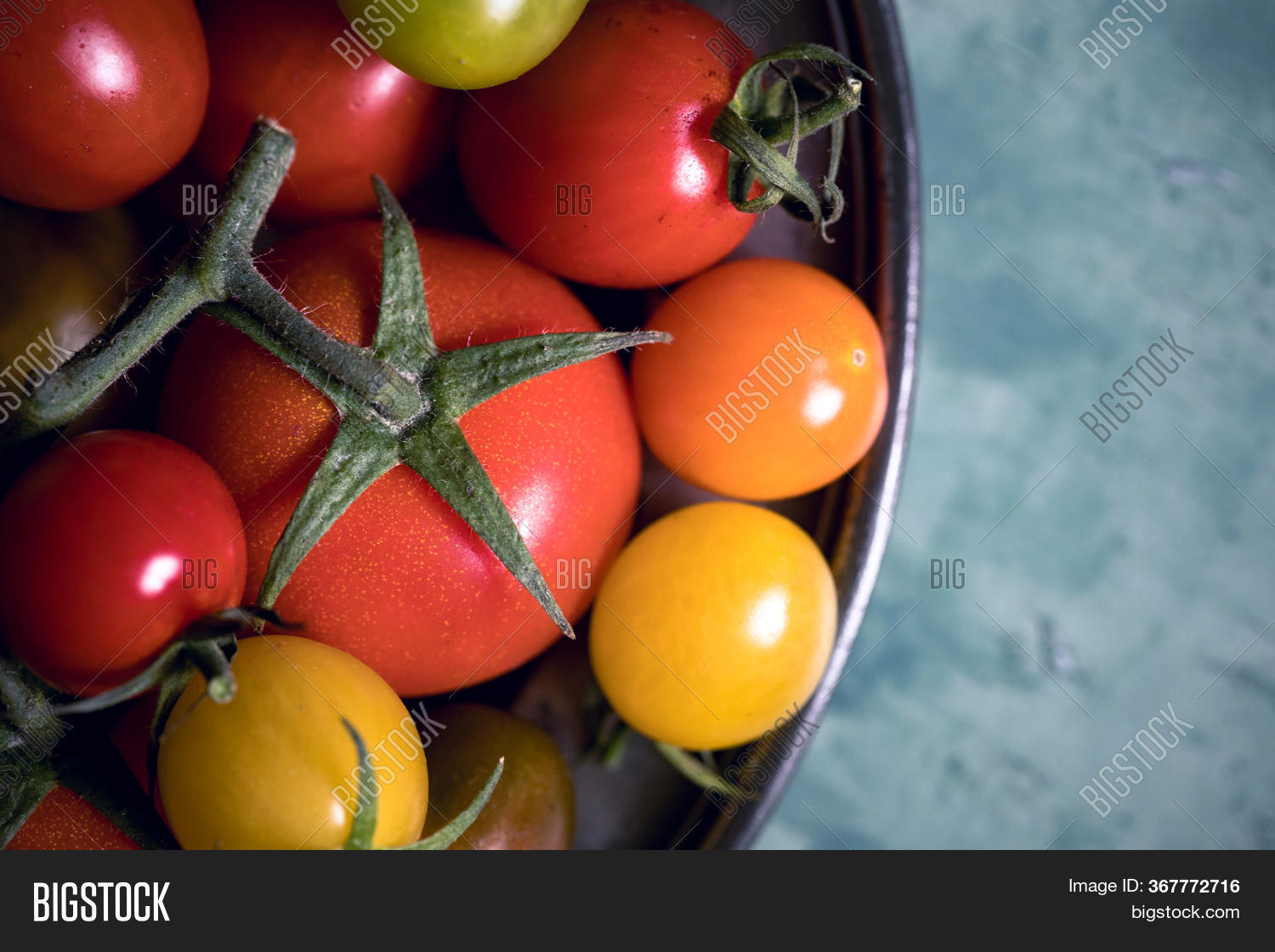 Colourful Tomatoes On Image & Photo (Free Trial) Bigstock