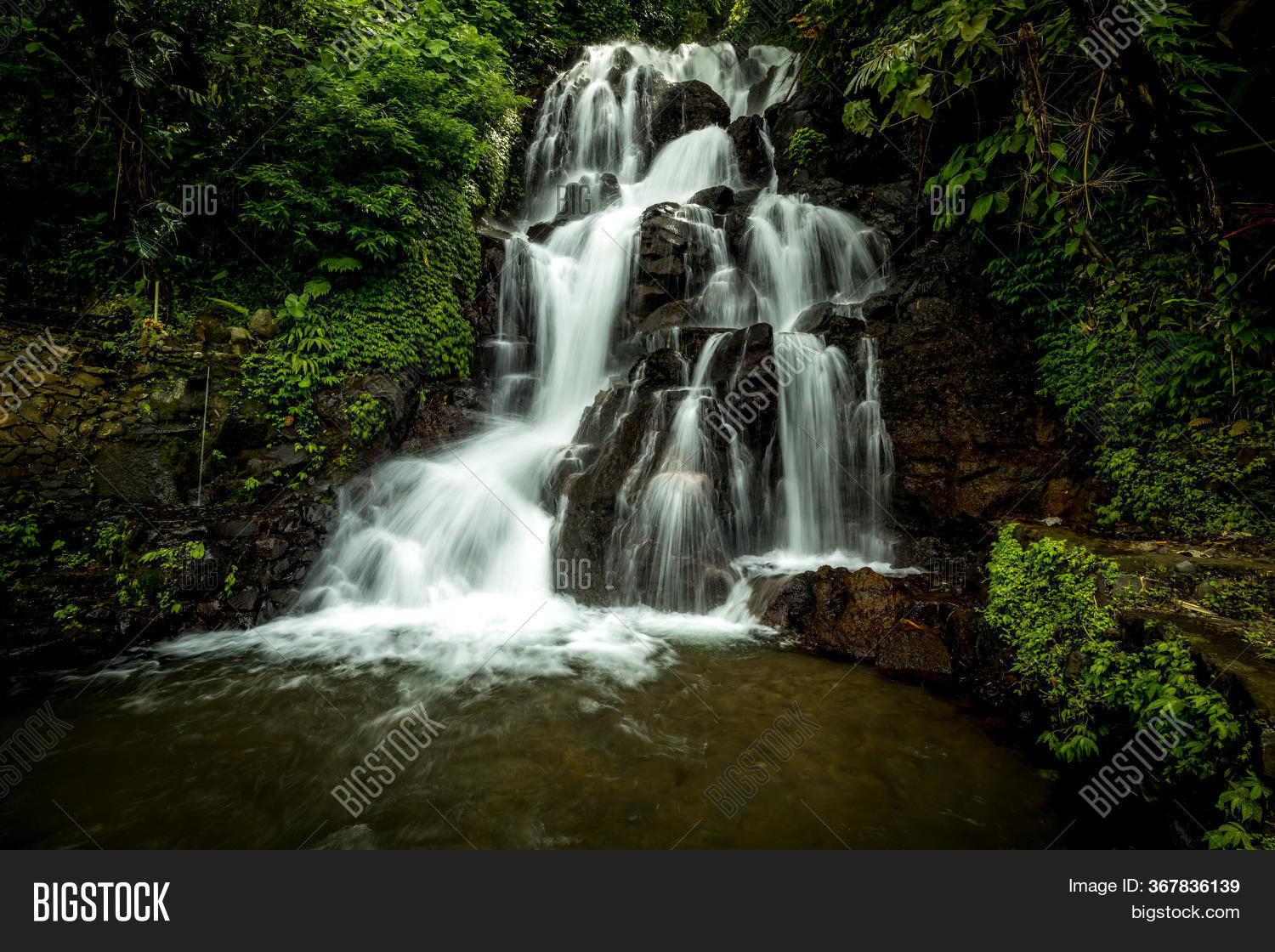 Waterfall Landscape. Image & Photo (Free Trial) | Bigstock