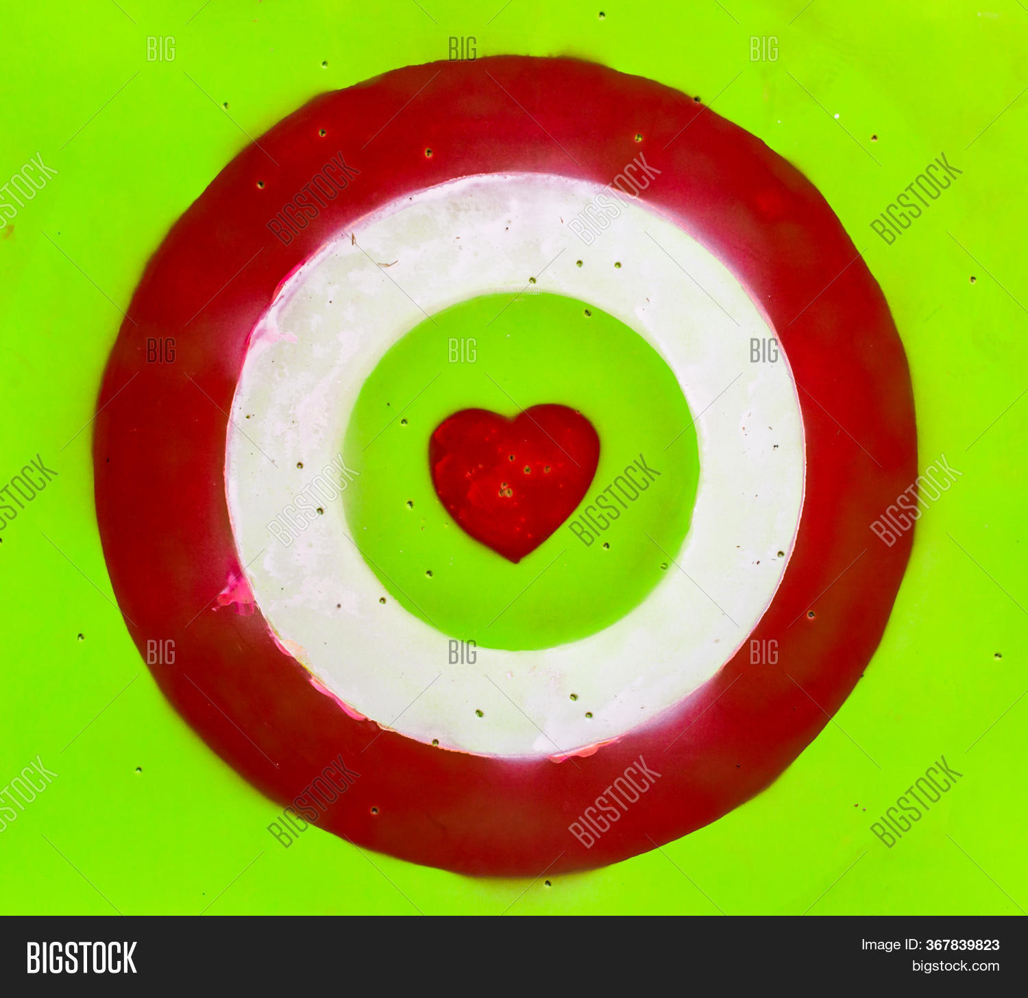 Archery Red Heart Image & Photo (Free Trial) | Bigstock