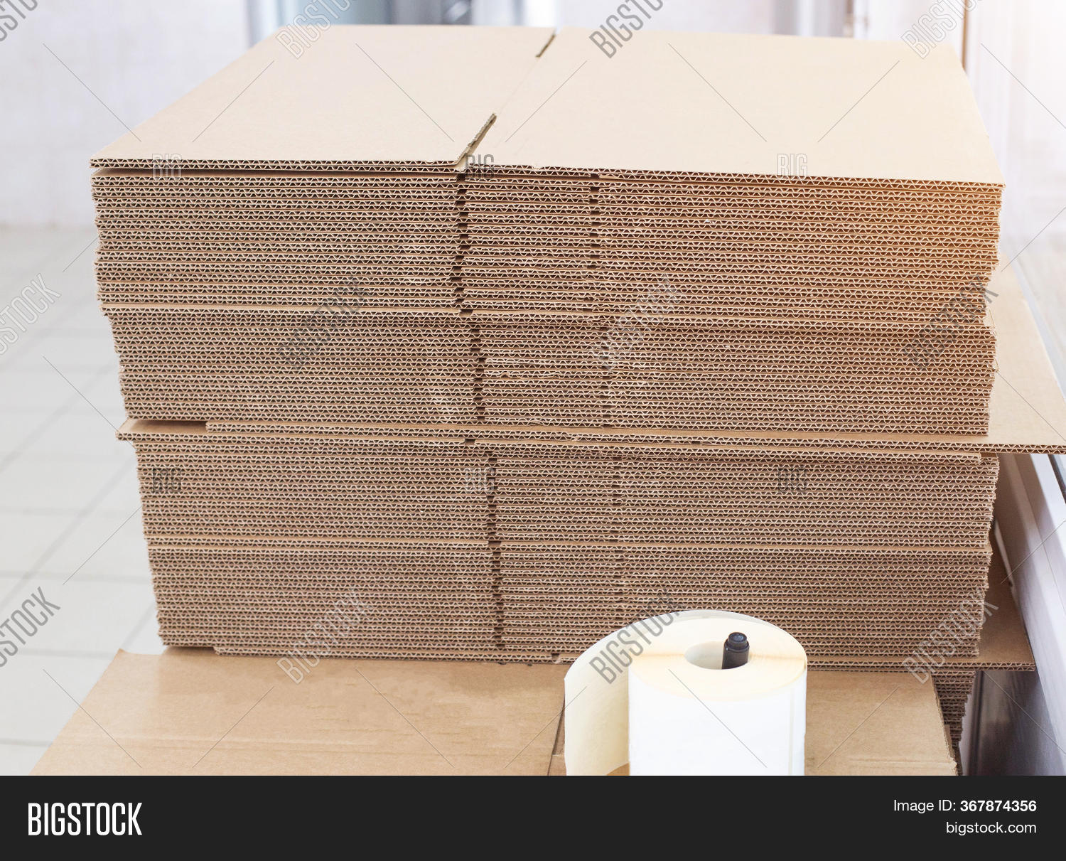 Stack Cardboard Sheets Image & Photo (Free Trial) Bigstock