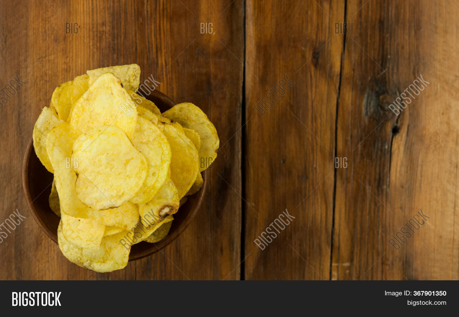 Yellow Chips Natural Image & Photo (Free Trial) Bigstock
