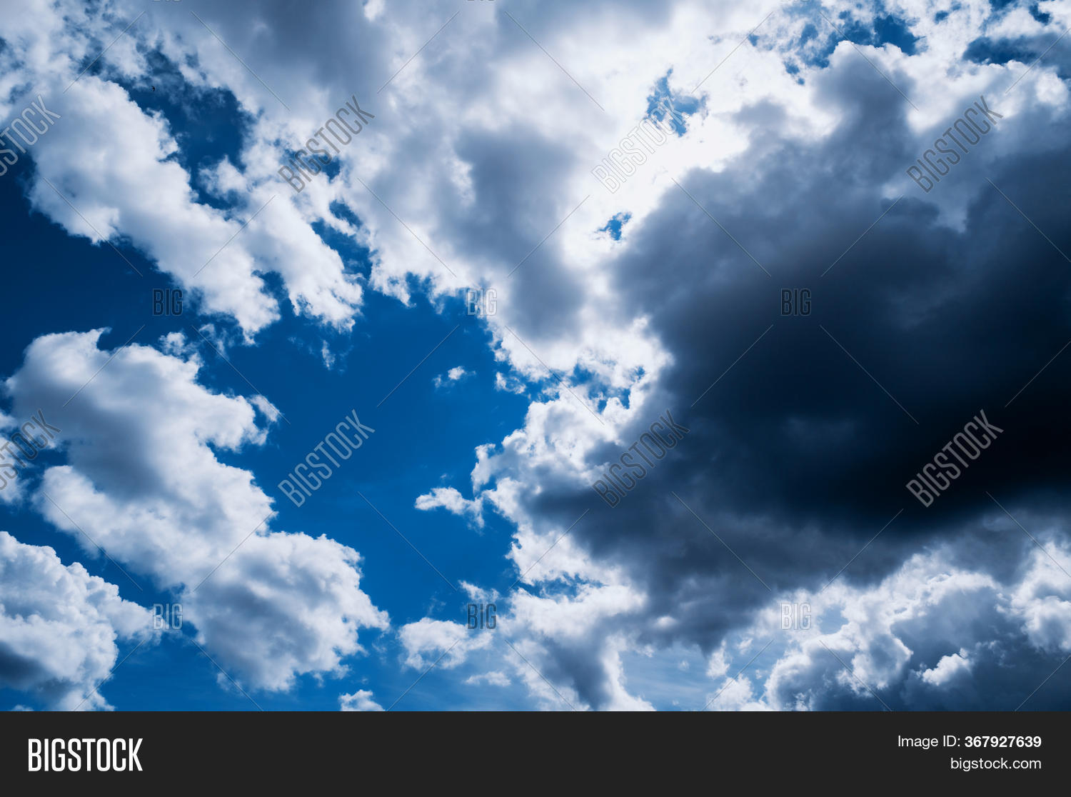 Dramatic Blue Sky Image Photo Free Trial Bigstock