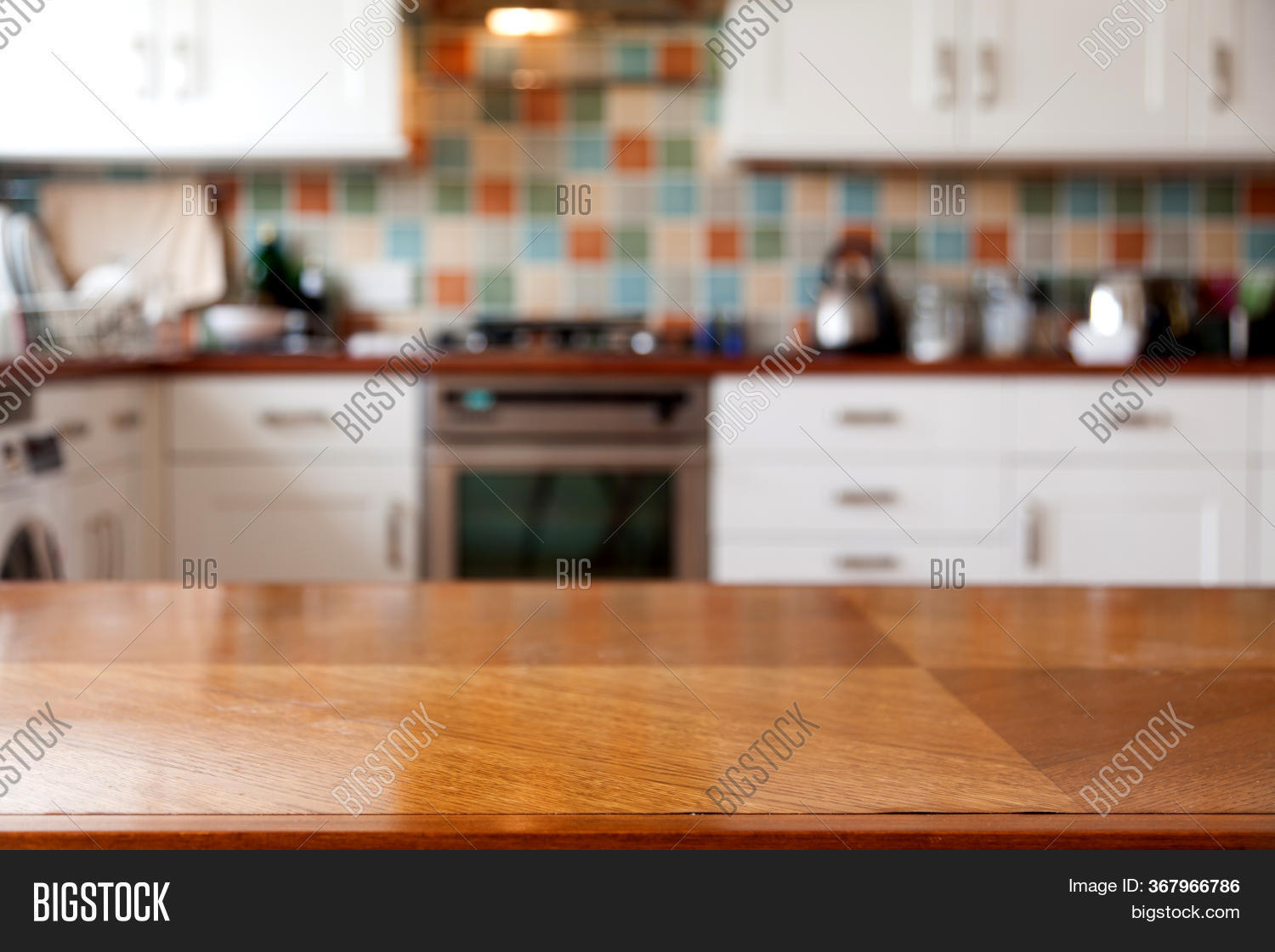 Blurred Kitchen Image & Photo (Free Trial) Bigstock