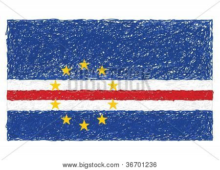 国旗的佛得角