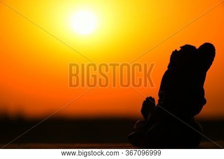 Statue Of Ganesha, Statue Of Shree Ganesha, Shadow Of Statue, Lord Ganesha, Hindu Religion God, Natu