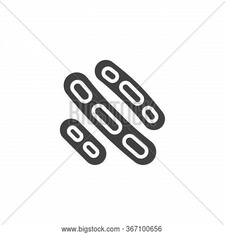 Klebsiella Pneumoniae Infection Vector Icon. Filled Flat Sign For Mobile Concept And Web Design. Kle